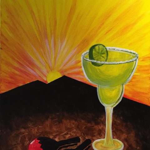 a glass of orange juice