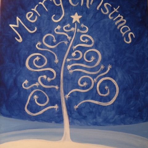 a blackboard sign on a wall