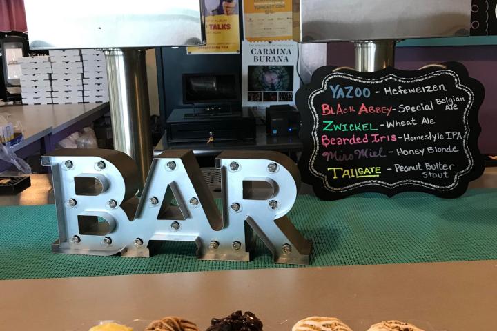 a group of items on a table